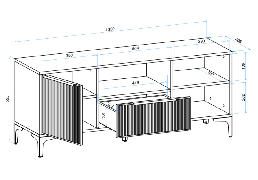 ТВ-тумба Иадама кашемир фото 2