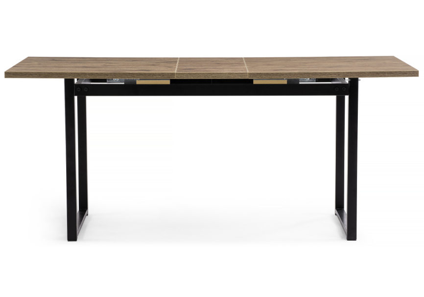 Стол деревянный Макта 140 дуб велингтон / черный матовый фото 3