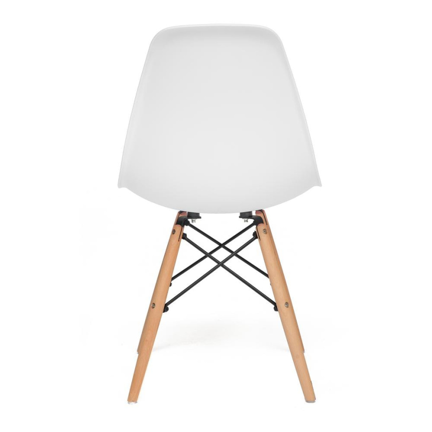 Стул Сindy Eames/Синди Имс] (мод. 001)/1 шт. в упаковке дерево бук/металл/сиденье пластик, 51х46х82. фото 4