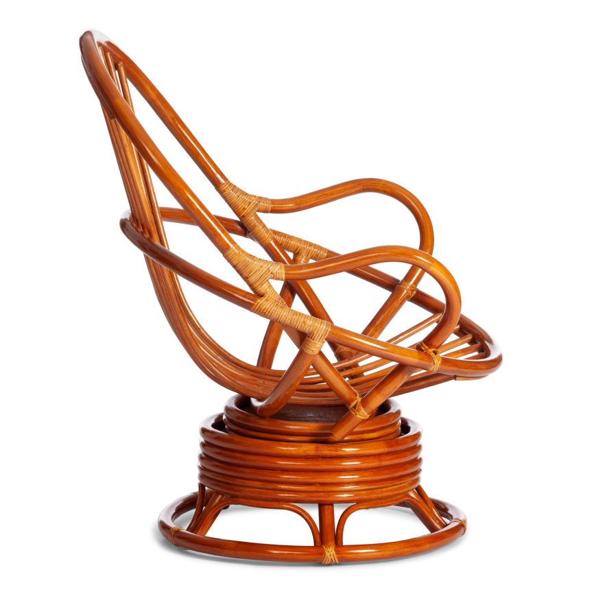 Кресло вращающееся "FLORES" 5005 /без подушки/ Cognac (коньяк) фото 9