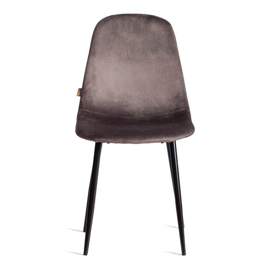 Стул Breeze/Бриз (мод. JSC-58) велюр/металл, 44х53х86см, темно-серый HLR24/черный фото 5