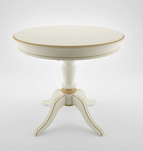 Стол "Эгина" (Эмаль 11/патина золото/шпон дуб) фото 1