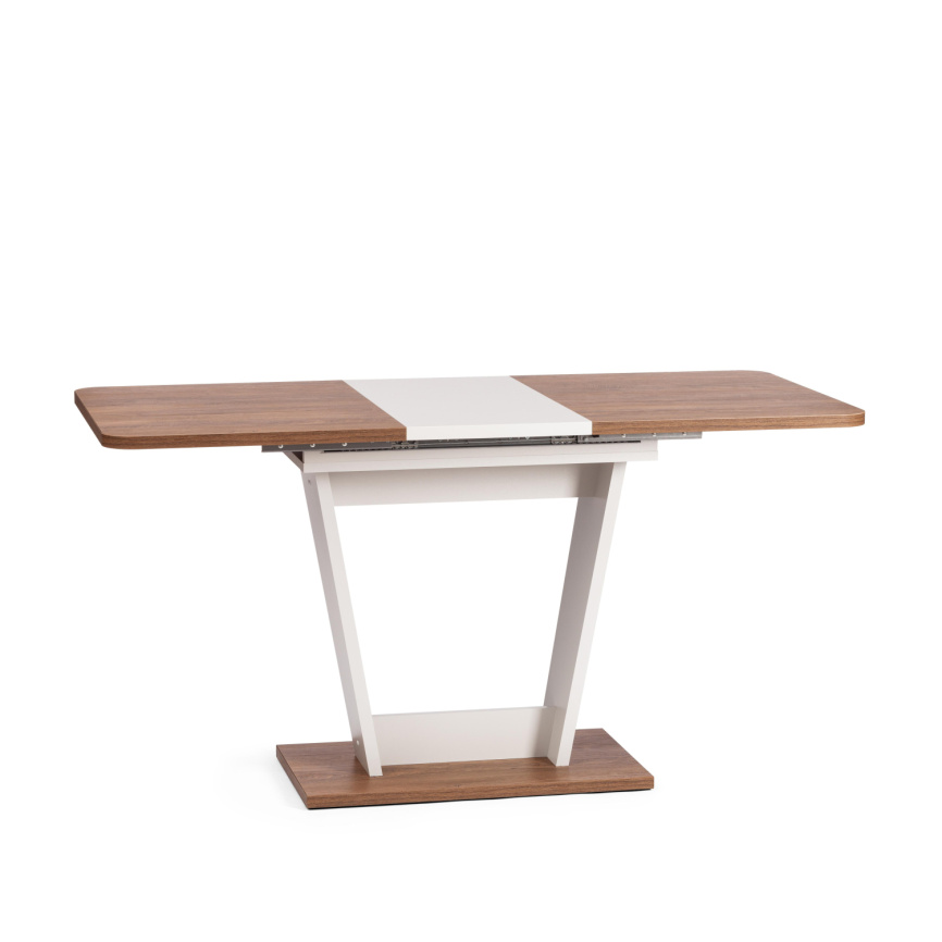 Стол обеденный раздвижной Фокс/Fox ЛДСП, 110-145х68,6х75см, дуб канзас/пепел фото 7