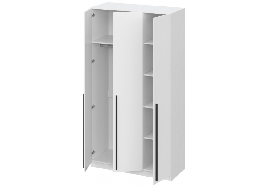 Шкаф Бирма ШК-1200 белое дерево / белое дерево фото 4