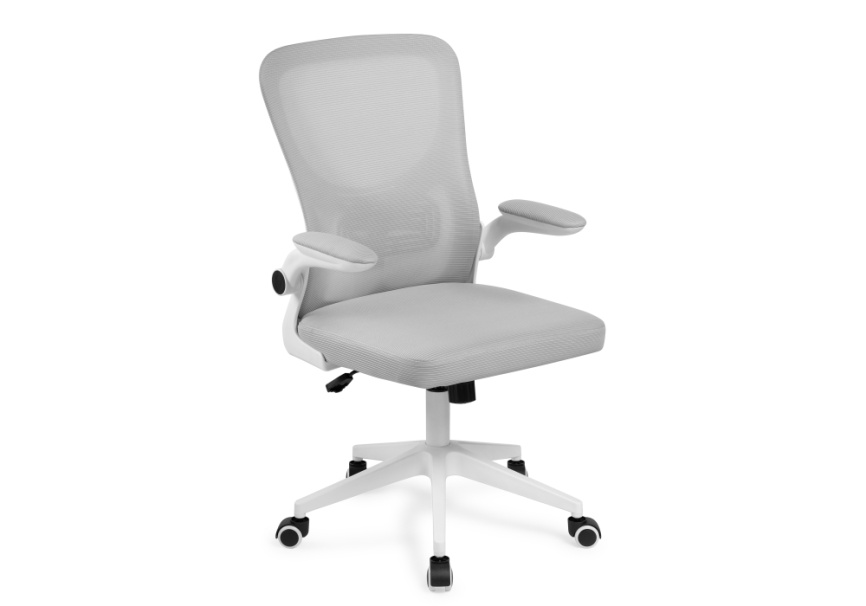 Офисное кресло Konfi light gray / white фото 6