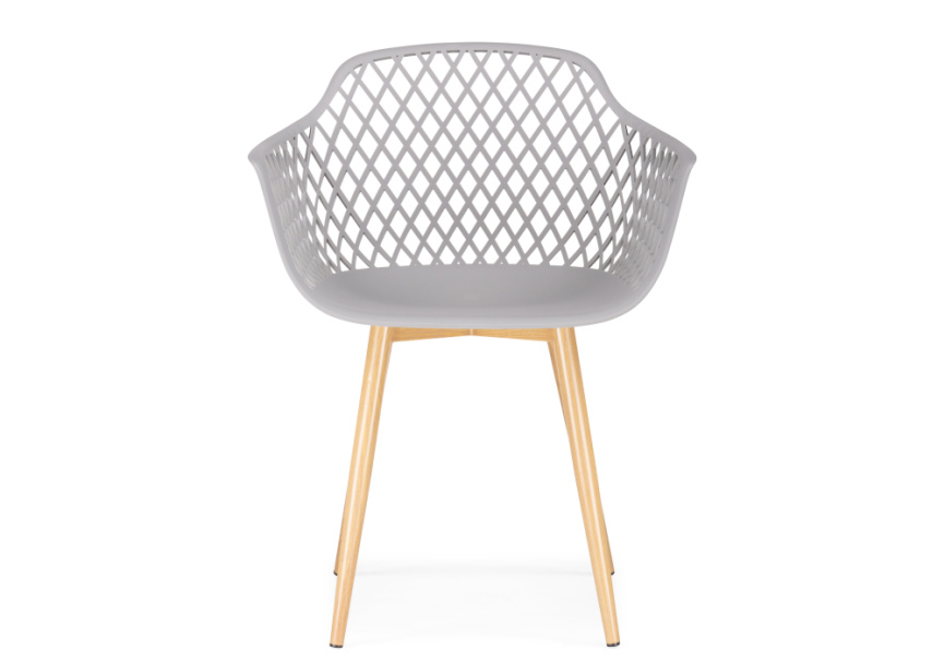 Пластиковый стул Rikon gray / wood фото 2