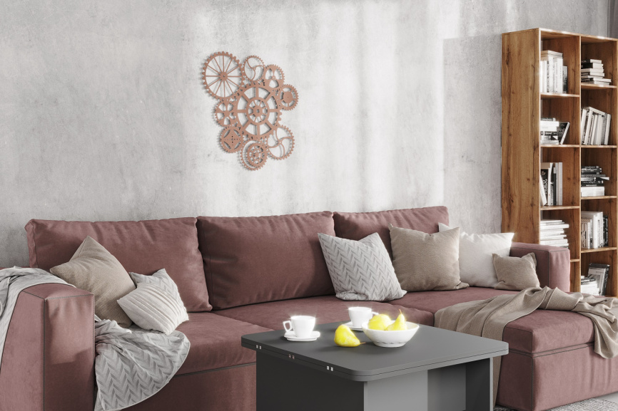 Панно Механика П8, Бронза фото 3