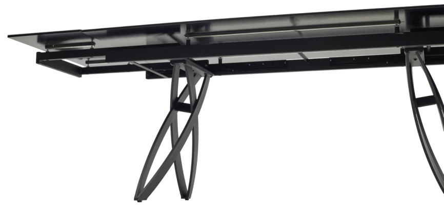Стол PALERMO 180 KL-99 Белый мрамор матовый, итальянская керамика / черный каркас, ®DISAUR фото 12