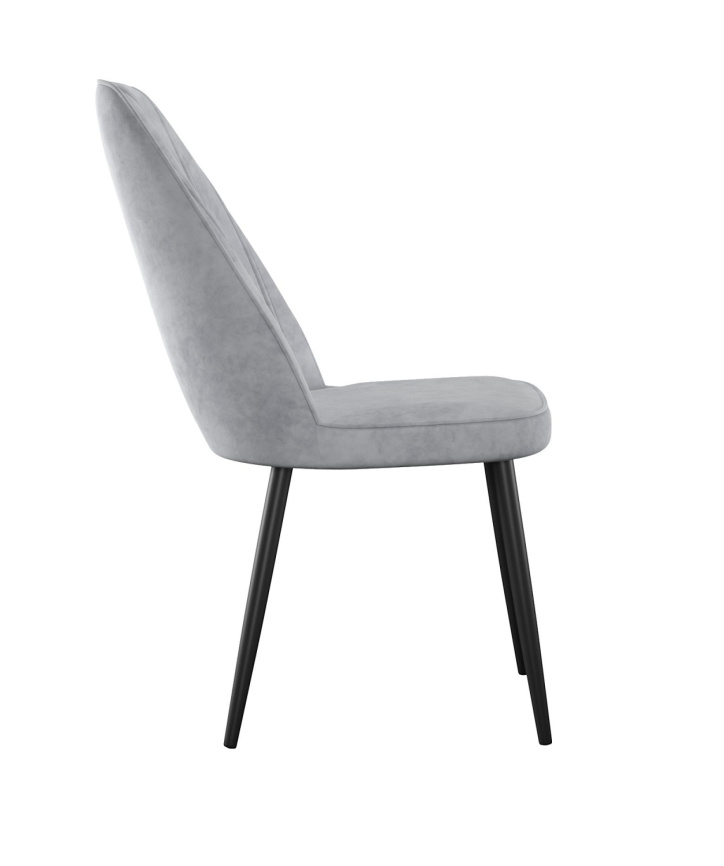 Стул DikLine 326 B22 GREY, ножки черные фото 4