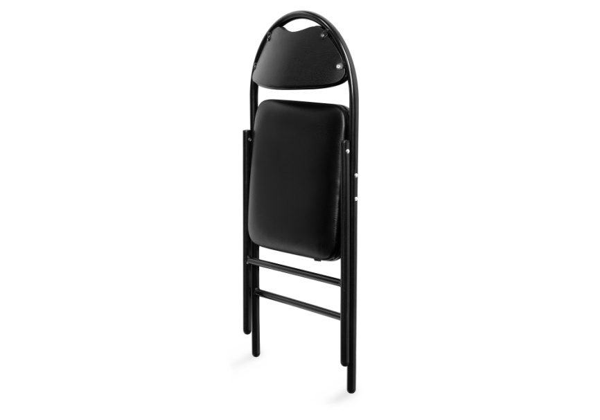 Стул на металлокаркасе Gikat черный / темный мусс фото 2