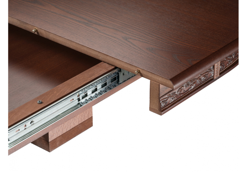 Стол деревянный Кантри 120 орех с коричневой патиной фото 6