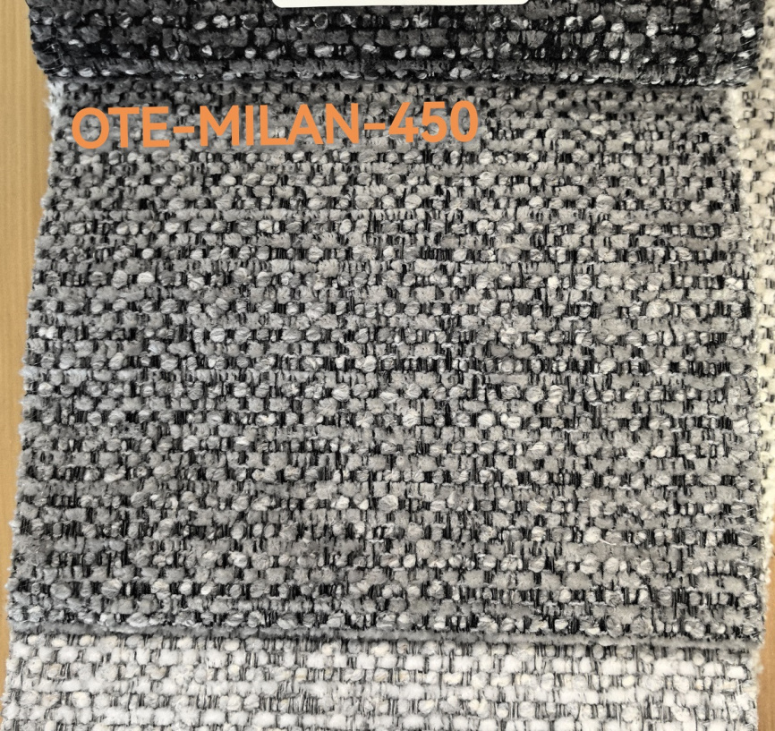 Стул LENNE 360 град. поворот., серый MILAN-450, ткань/ MOHAIR-151, ткань/ Черный, ®DISAUR фото 2