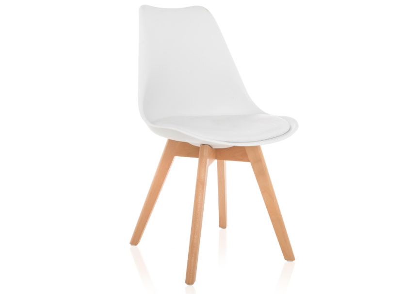 Обеденная группа Номиа 90 white / wood фото 8