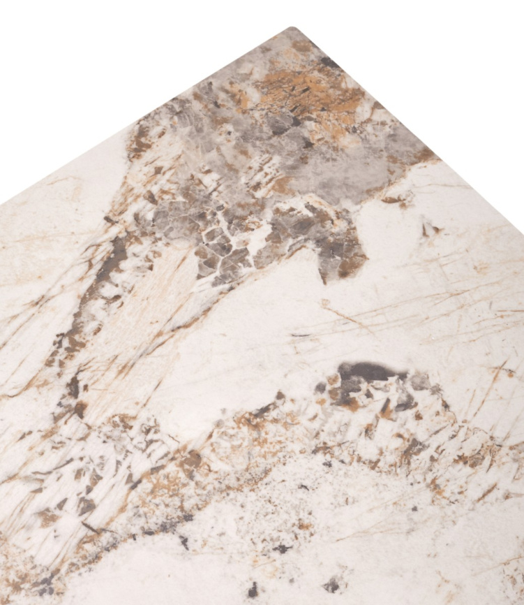 Стол КОРНЕР (CORNER) 120 цвет ПАНДОРА (GLOSS LUXURY PANDORA SOLID CERAMIC) / ТАУПЕ, ®DISAUR фото 6