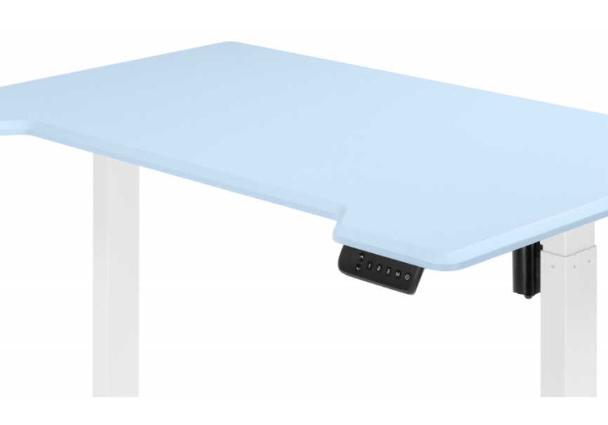 Компьютерный стол Маркос 120х75 голубой / белый фото 7