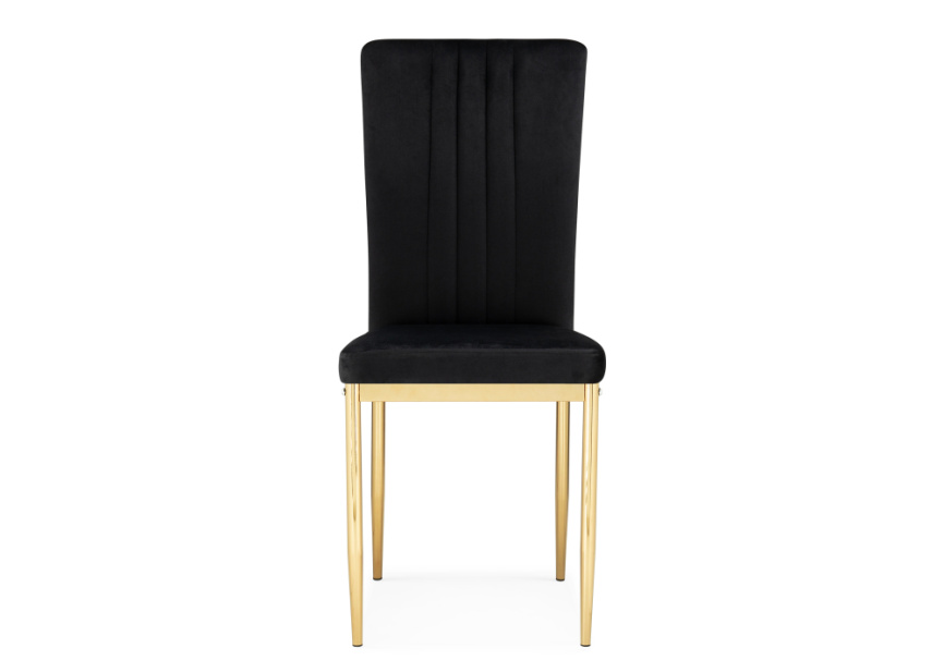 Стул на металлокаркасе Rek black / gold фото 2