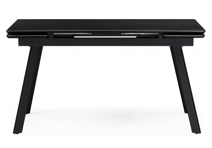 Керамический стол Норман 140(200)х80 черный мрамор shakespeare black / черный фото 3