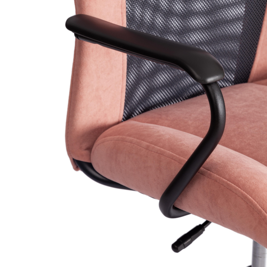 Кресло Стафф/Staff флок/ткань, розовый/серый, 137/W-12 фото 8