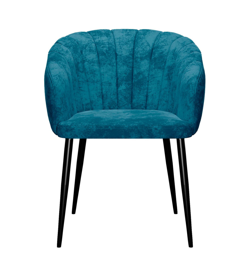 Стул DikLine 441 M19 бирюза, ножки черные фото 4