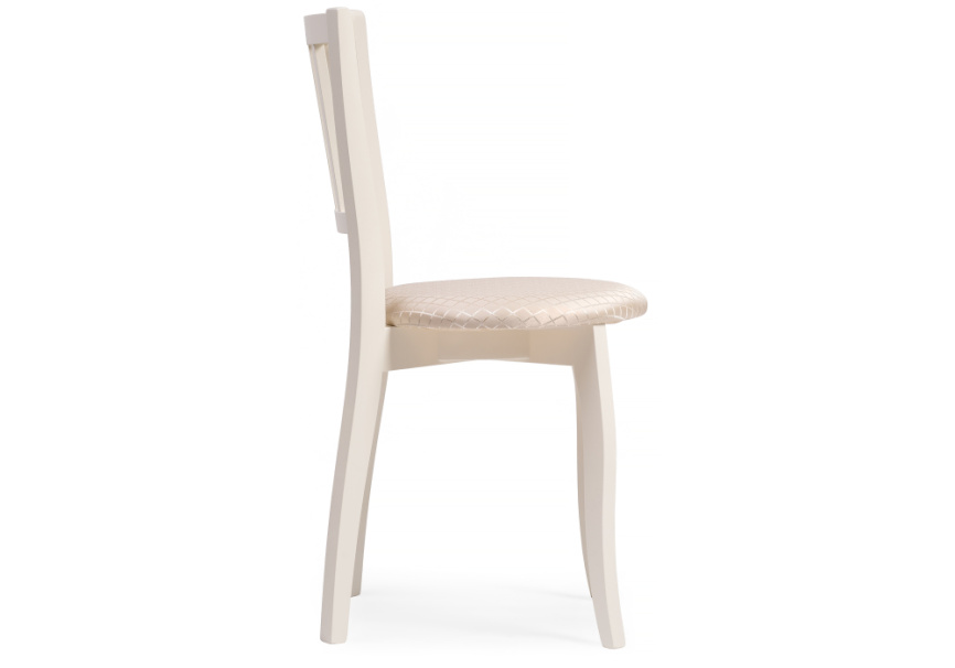 Стул деревянный Айра молочный / ромб фото 3