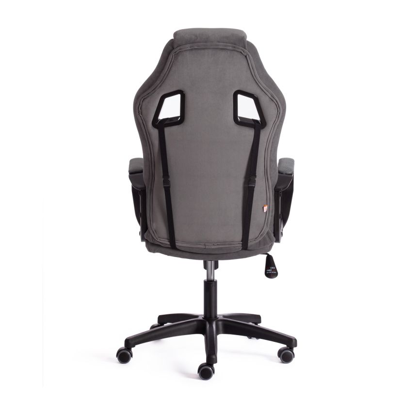 Кресло Драйвер/Driver (22) флок/ткань, серый/серый, 29/TW-12 фото 4