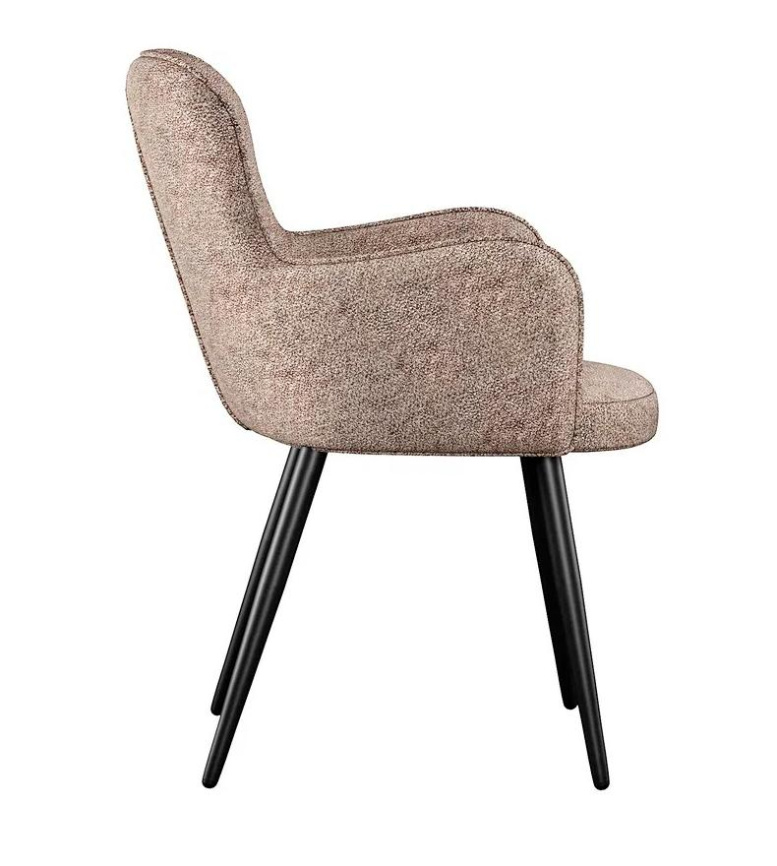 Стул DikLine 503 поворотный NS04 CREAM, ножки черные фото 5