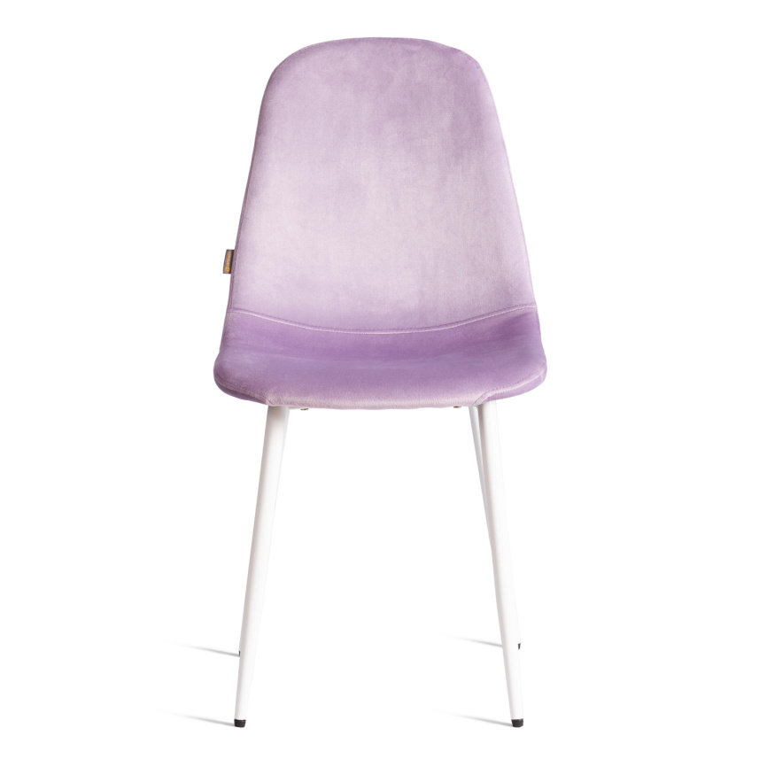Стул Бриз/Breeze (мод.JSC-58) велюр/металл, 44х53х86см, лавандовый HLR26/белый фото 5