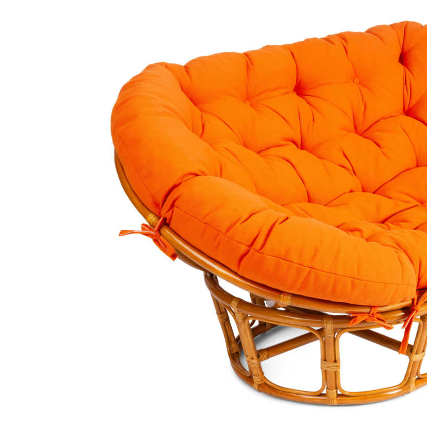 Диван Мамасан/Mamasan (23/02 W) /с подушкой и ремешками/ подушка 182х119см, 169х102х80см, пекан орех фото 7