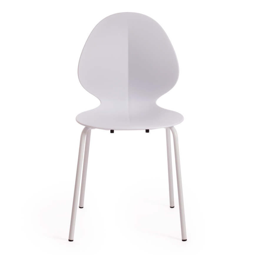 Стул EBAY (mod 03)  металл/пластик, 52x46x83.5, белый фото 5