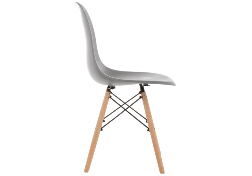 Пластиковый стул Eames PC-015 серый фото 4