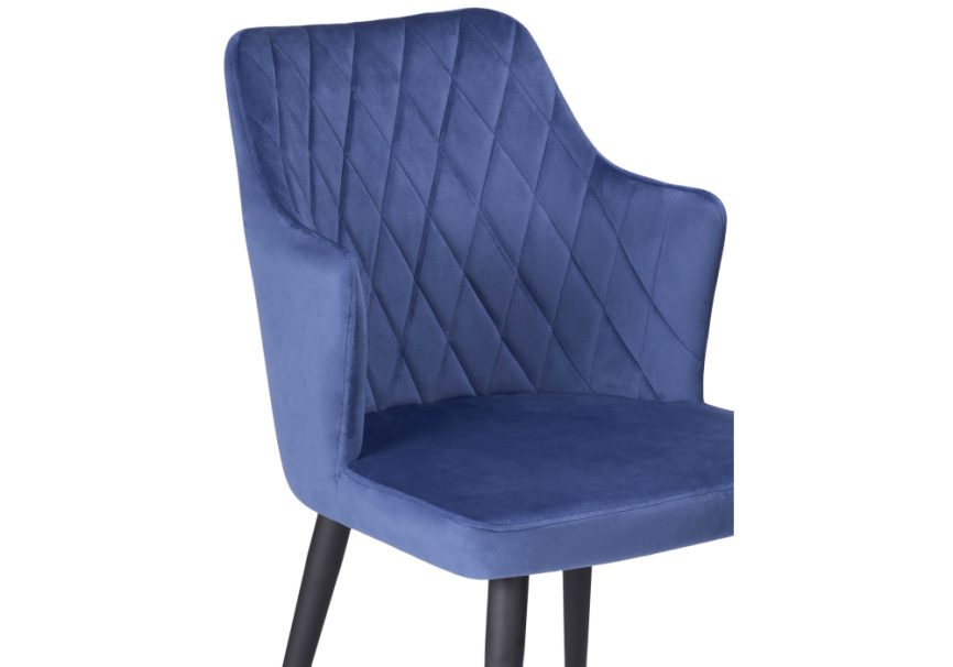 Стул на металлокаркасе Velen dark blue фото 7