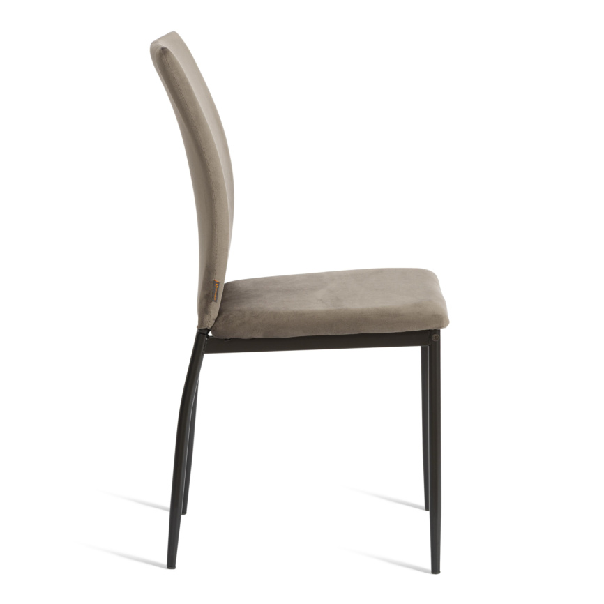 Стул Капри/Capri (мод.BC565-DC) металл, флок, 43х53х92см, темно-серый HLR24/черный фото 10