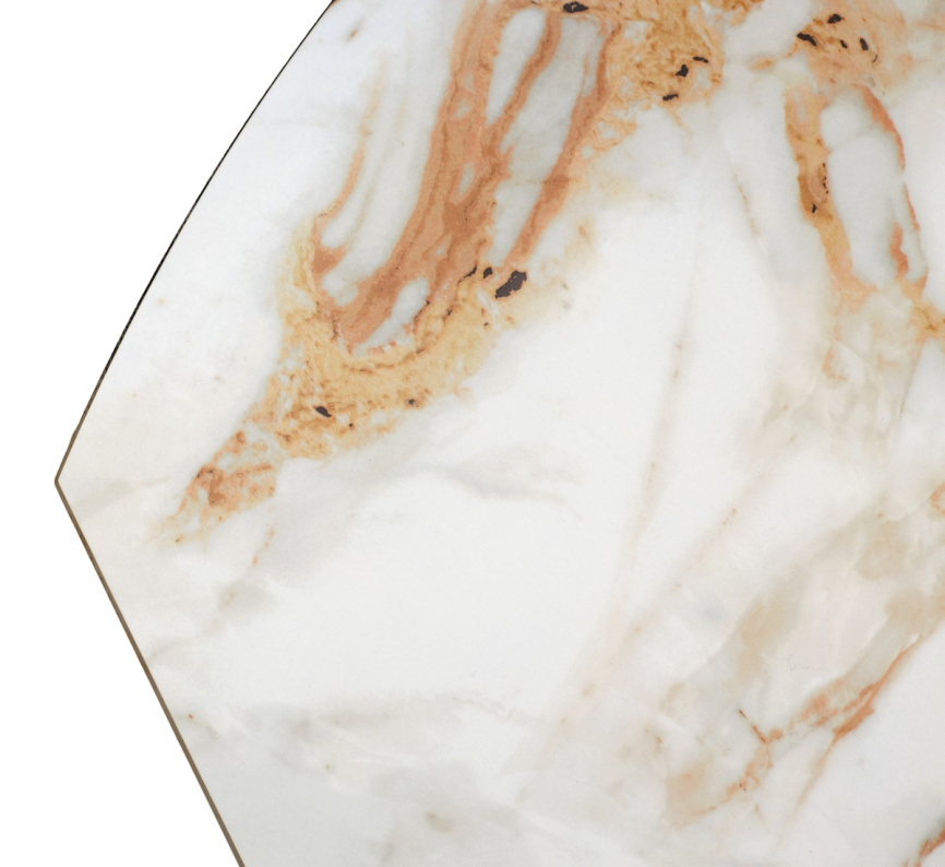 Стол TERAMO 135 GLOSS GRAND JADE SOLID CERAMIC, керамика, поворотн.механизм / Черный каркас, ®DISAUR фото 14
