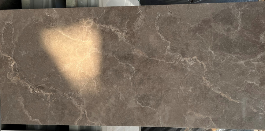 Стол РИВОЛИ (RIVOLI) 140 цвет ЛАТТЕ МАТОВЫЙ (MATT LATTE STONE SOLID CERAMIC) / ТАУПЕ, ®DISAUR фото 15