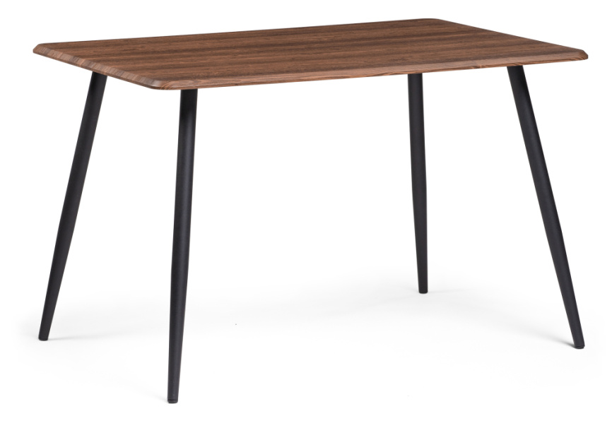 Стол деревянный Кангас 120х80х77 орех кантри / черный фото 1