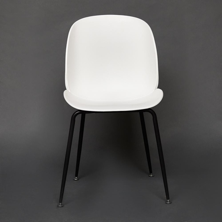 Стул Beetle Chair (mod.70) / 1 шт. в упаковке металл/пластик, 46*57,5*86см, белый фото 5