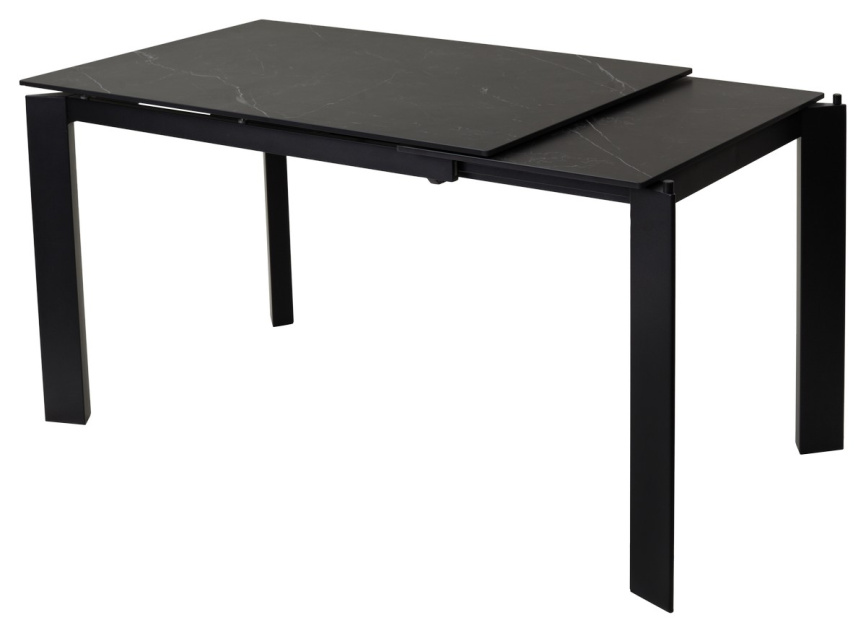 Стол CORNER 120 MATT BLACK MARBLE SOLID CERAMIC / BLACK, ®DISAUR фото 11
