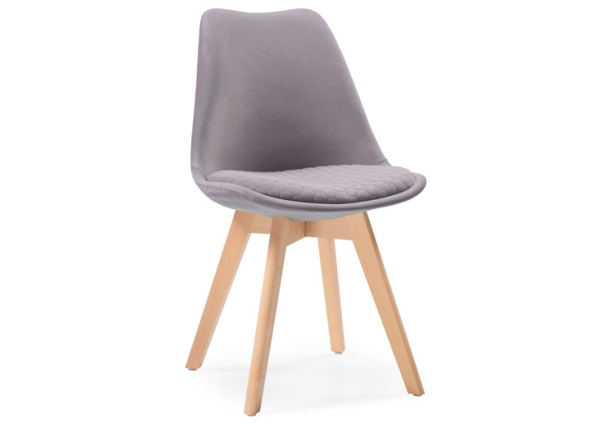 Стул деревянный Bonuss light gray / wood фото 1