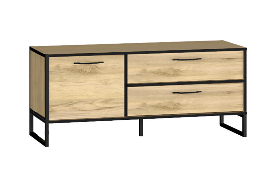 Тумба ТВ Виртон-1,  Дуб крафт золотой фото 1