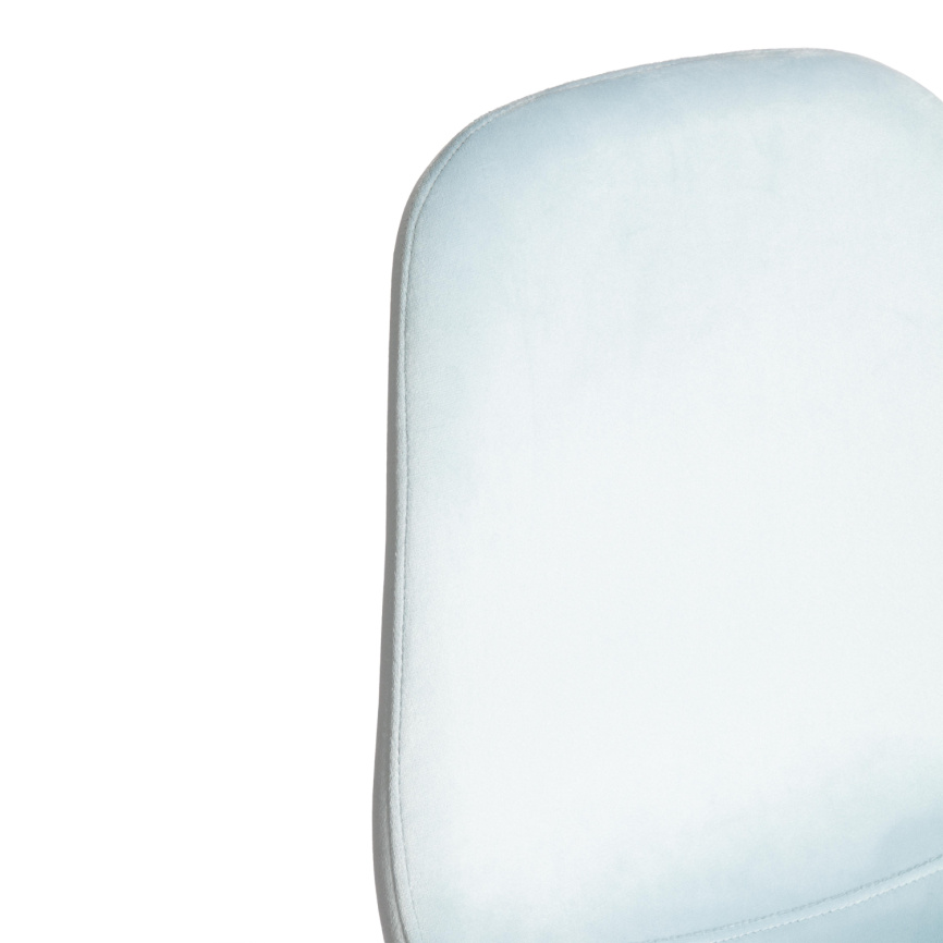 Стул BREEZE (mod. 4724) Велюр/металл , 44 х 53 х 87 см, Aquamarine (аквамарин) HLR16 / натуральный фото 6