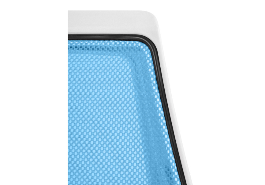 Компьютерное кресло Ergoplus blue / white фото 8