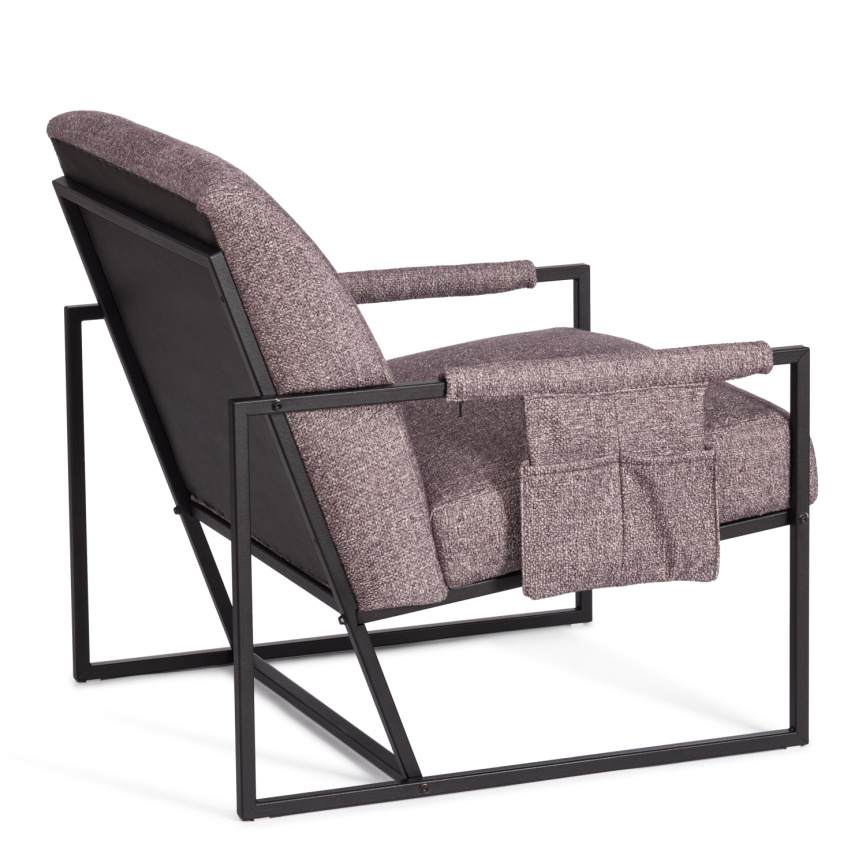 Кресло Charli LUX/Чарли Люкс велюр/букле, VT shape wood rose, 70х80х82 см фото 13