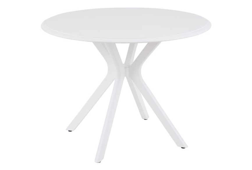 Стол Пекин не раздвижной (1000*1000/цвет столешницы Белый/цвет ножек Белый) фото 3