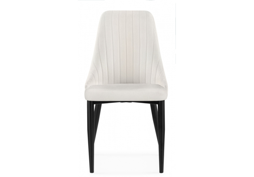 Стул на металлокаркасе Kora white / black фото 3