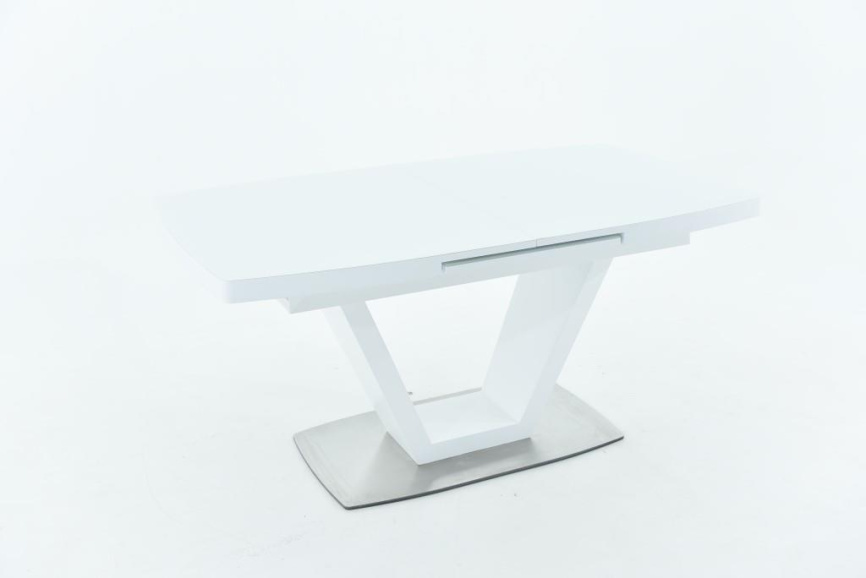 Стол Фоджа, Стекло, 160см, Белый фото 1