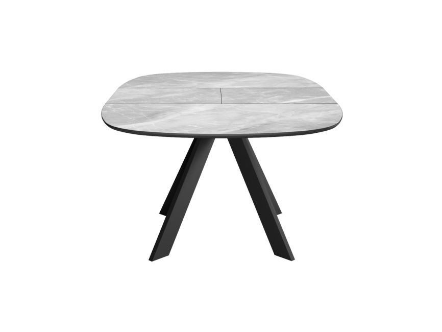 Стол DikLine BK100 Керамика Серый мрамор/подстолье черное/опоры черные фото 8