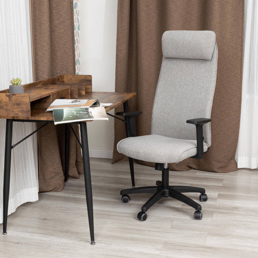 Кресло Прагматик Плт/Pragmatic Plt ткань, серо-бежевый, 3M 16/2 фото 2