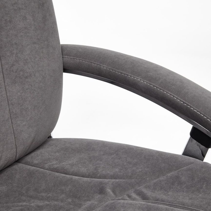 Кресло Софти Люкс/Softy Lux флок , серый, 29 фото 4