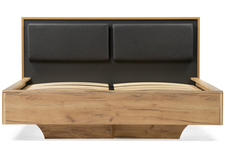 Кровать Клауд 140х200 парящая дуб крафт золотой / антрацит фото 4