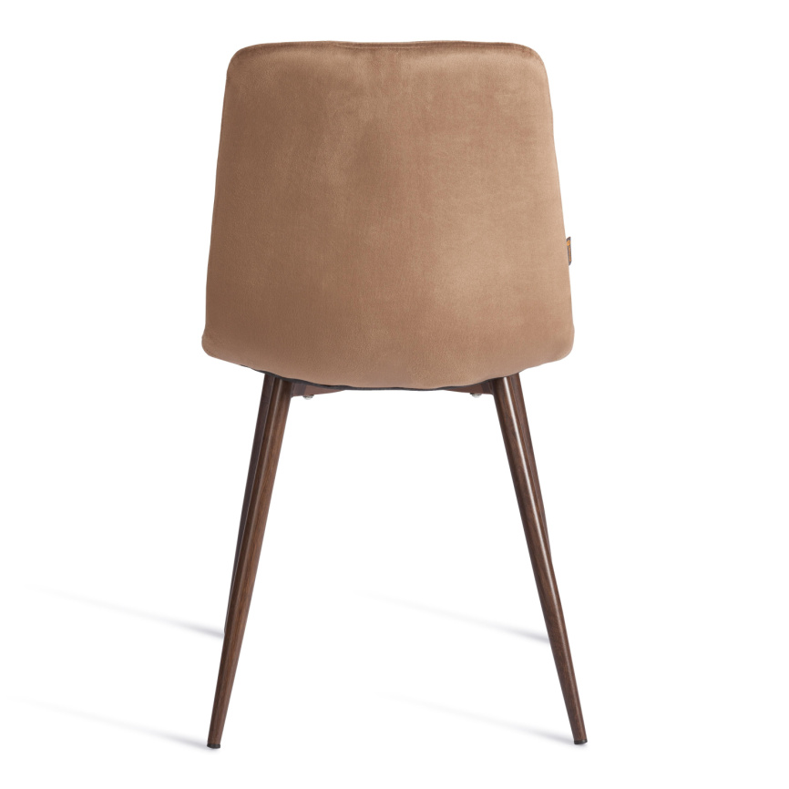 Стул CHILLY (mod. JSC-220) Велюр/металл , 44,5х52,5х88 см, Brown (коричневый) HLR11 / орех фото 7